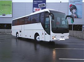 Аренда автобуса Man Lions Coach VIP в Екатеринбурге, цвет белый