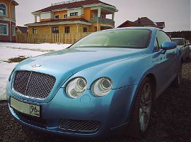 Прокат Bentley Continental GT Екатеринбург